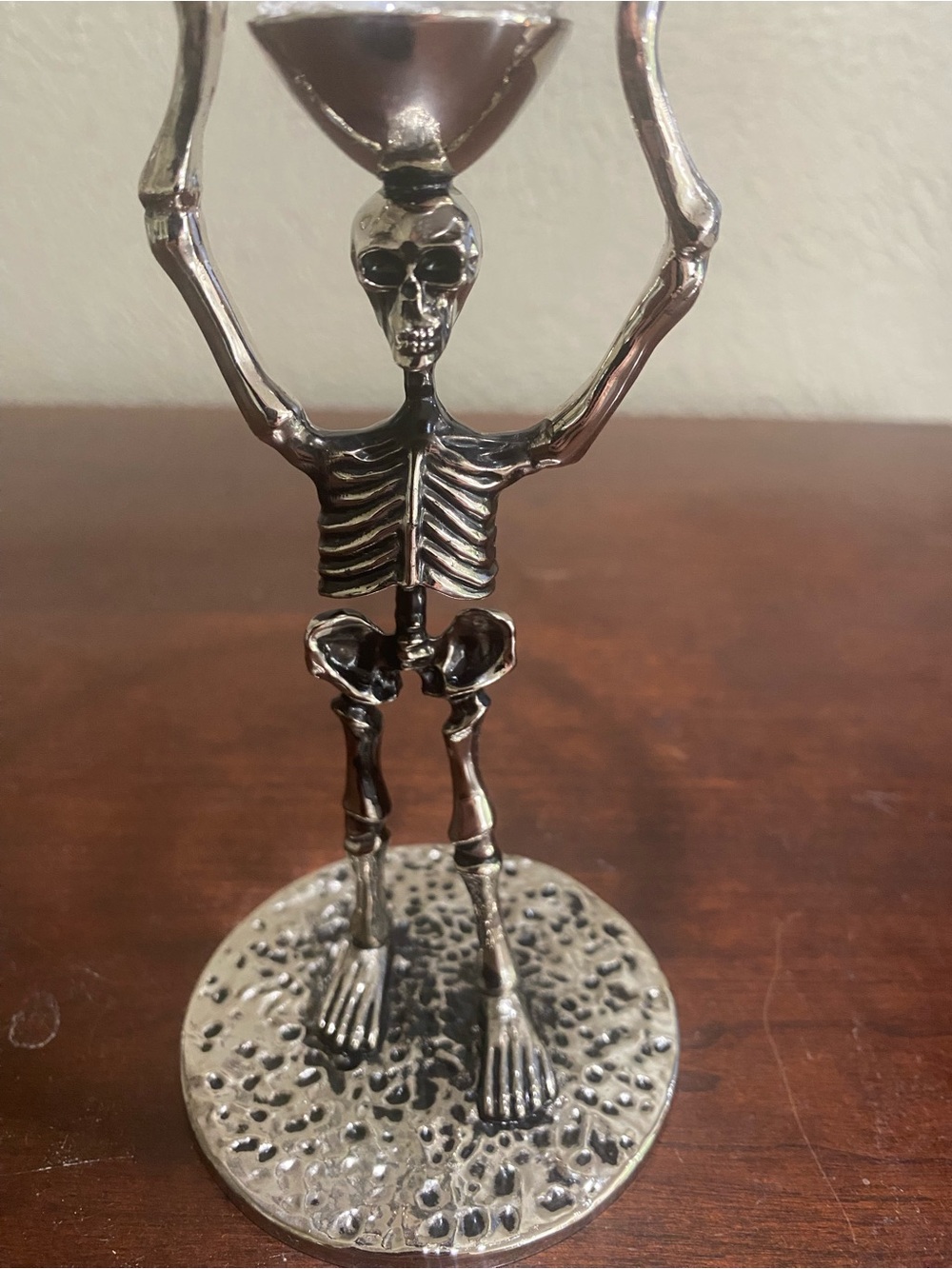 Pottery Barn Skeleton Stem Martini/Cosmo Glass - 7 oz